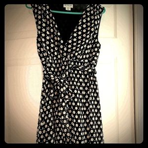 Motherhood Maternity Dress Black & Cream